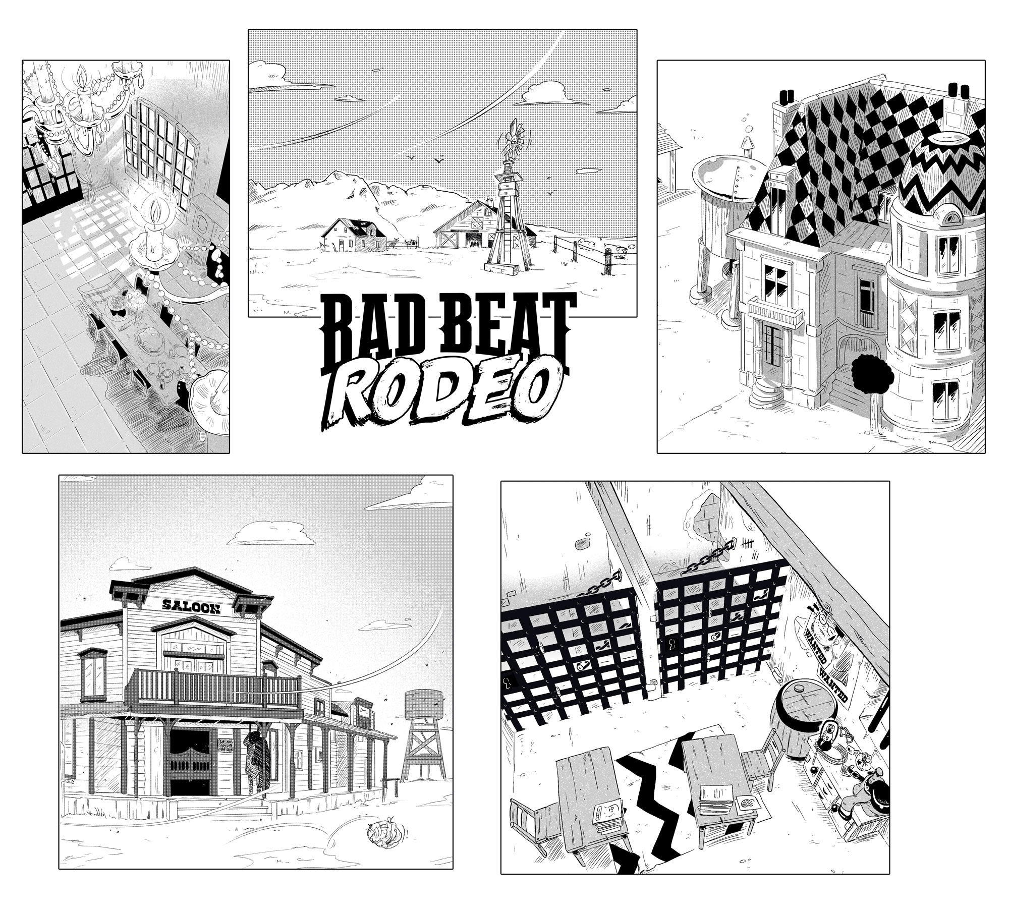 Bad Beat Rodeo illustration