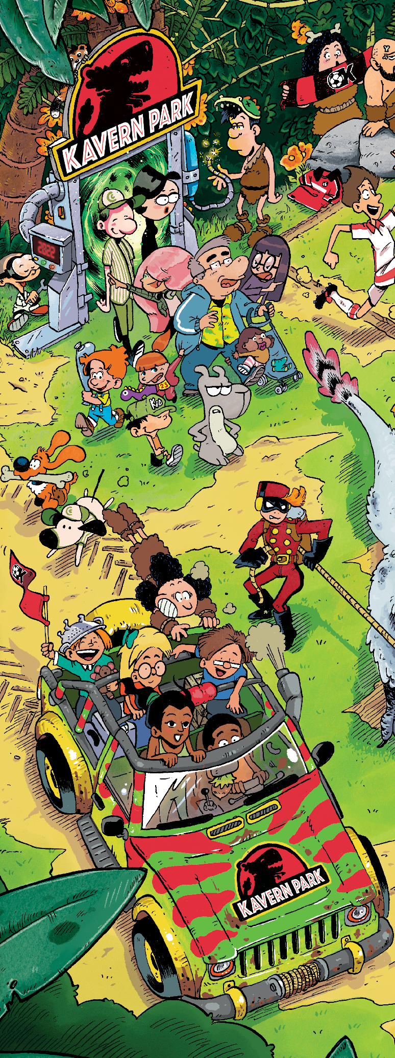 Illustration BD Spirou éditions Dupuis illustrée par Geoffrey Champin