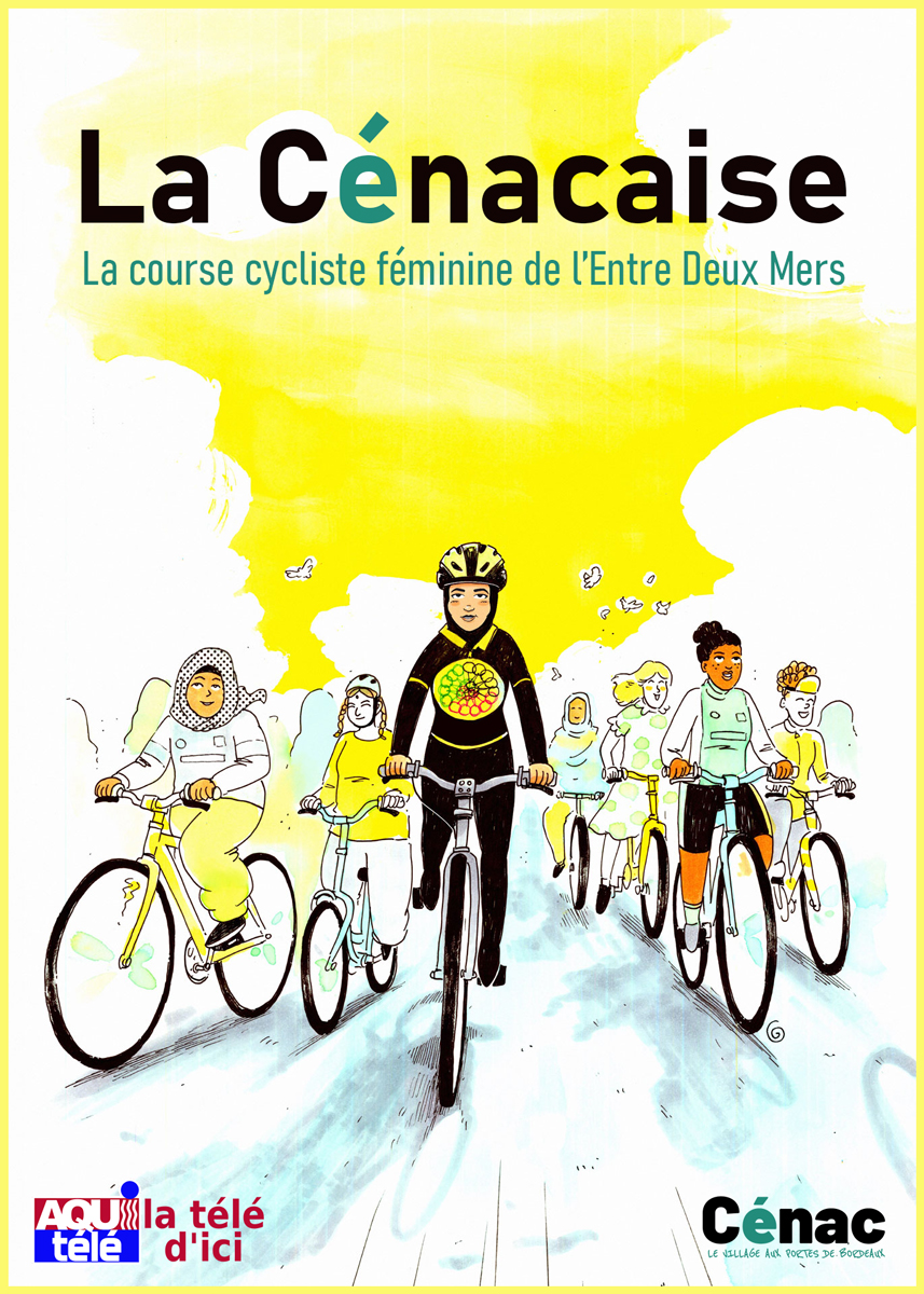 Affiche course féminine